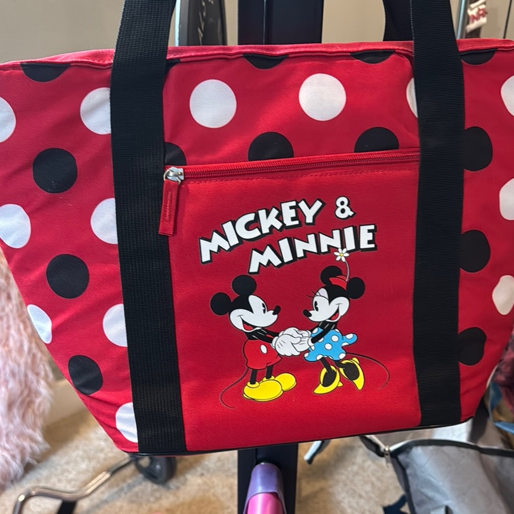 Mickey & Minnie Red Polka Dot Insulated Bag